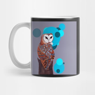 Bubbly Barn Owl Mug